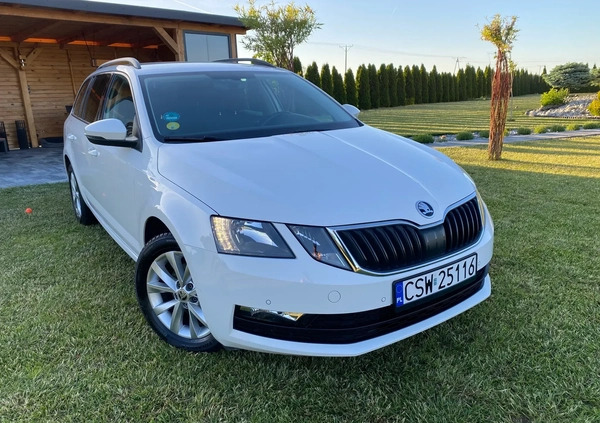 Skoda Octavia cena 42900 przebieg: 249000, rok produkcji 2017 z Grudziądz małe 742